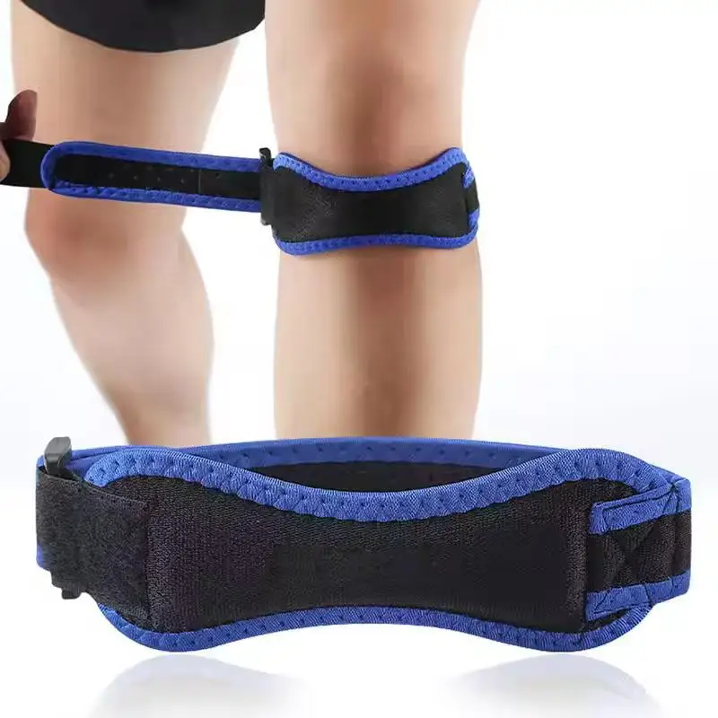 1Pc Knee Patellar Tendon Knee Support Strap Brace Adjustable Shock Absorption Compression Knee Pad Sleeve For Basketball‘