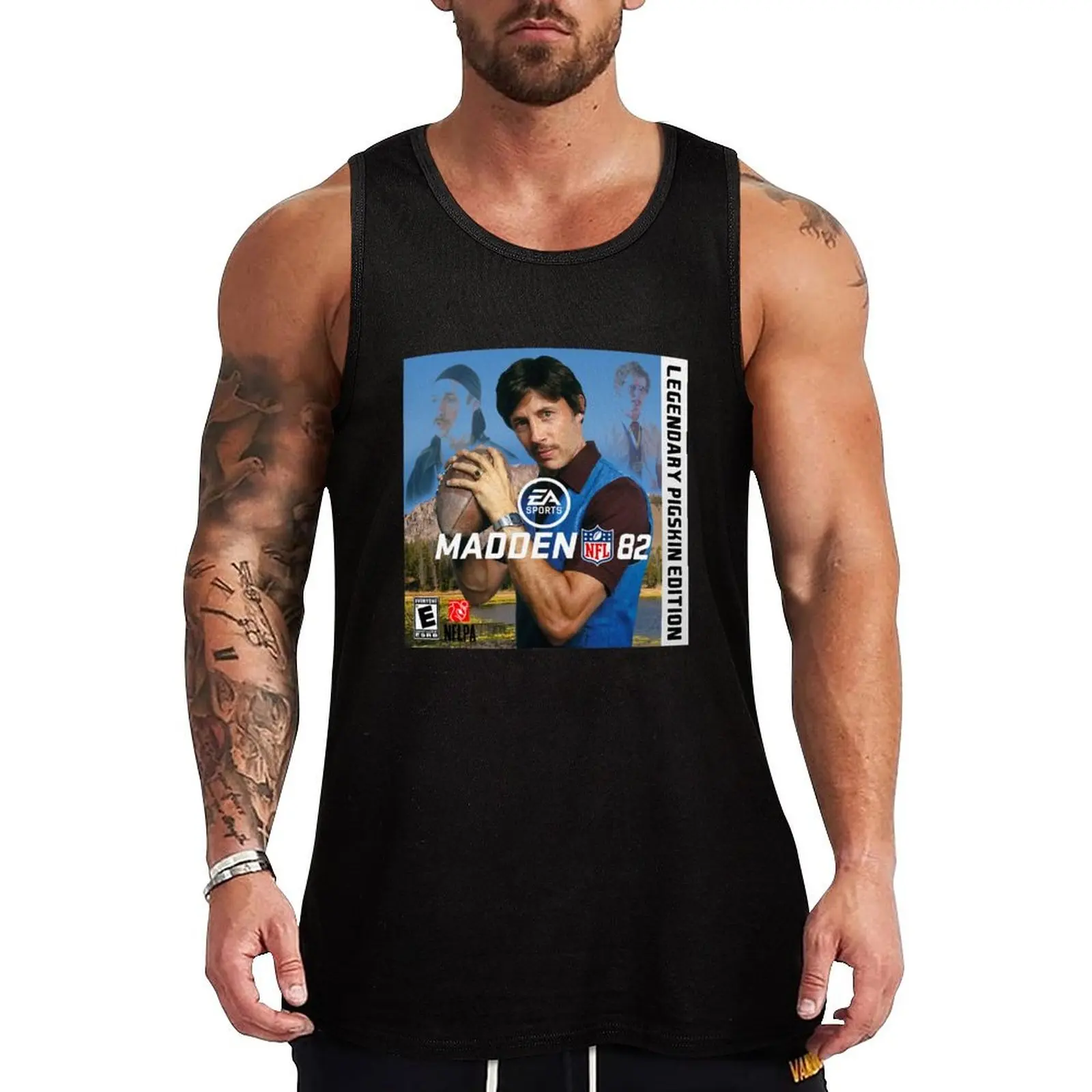 

Madden 82 Uncle Rico Classic Tank Top T-shirt Men's gym T-shirt men Sleeveless men