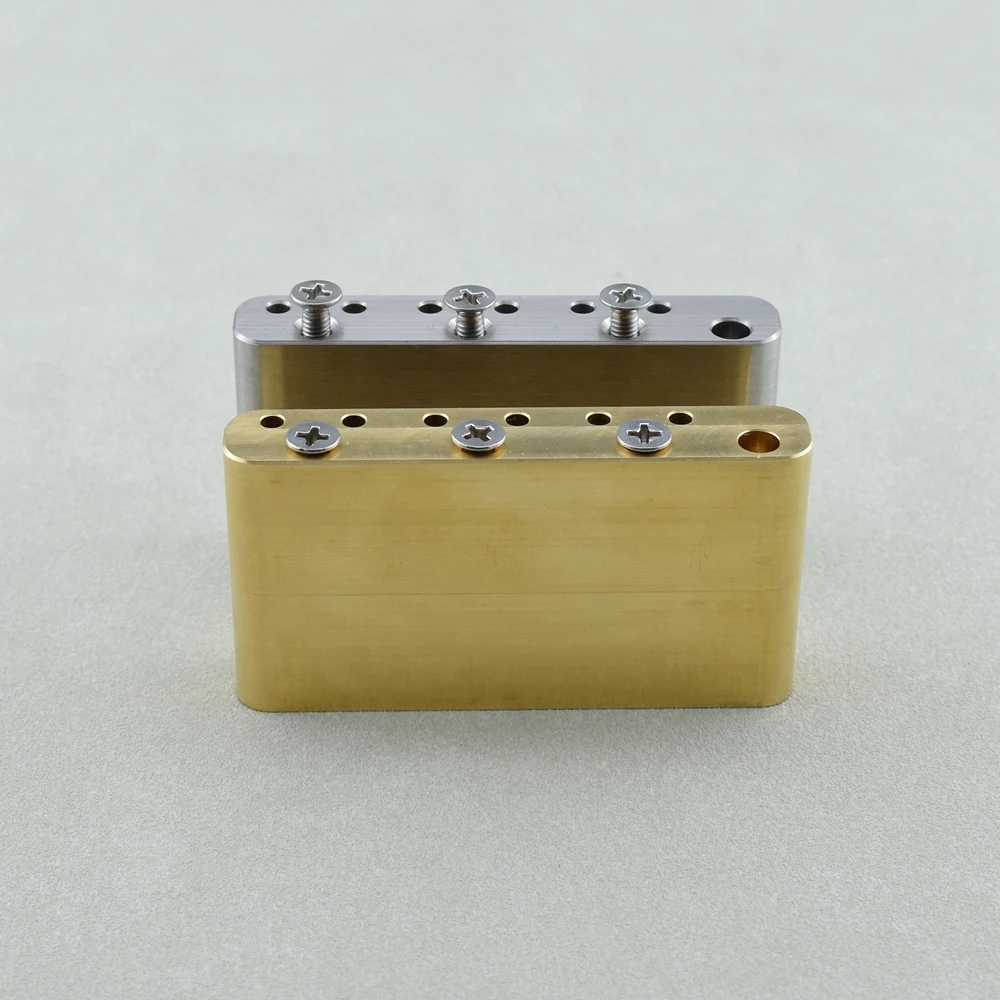 1 Set 4.8MM Arm Guitar Tremolo System Bridge Brass Block / Stainless Steel Block For Mexico Fen-der / Sq-uier CV