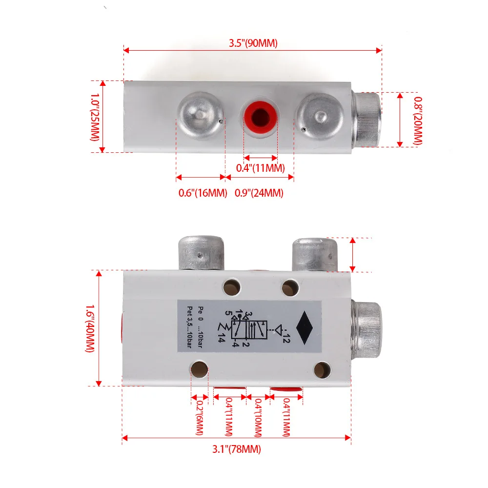 

Manual Transmission Splitter Gearbox Multiport Valve 860012602057 For Benz Daf