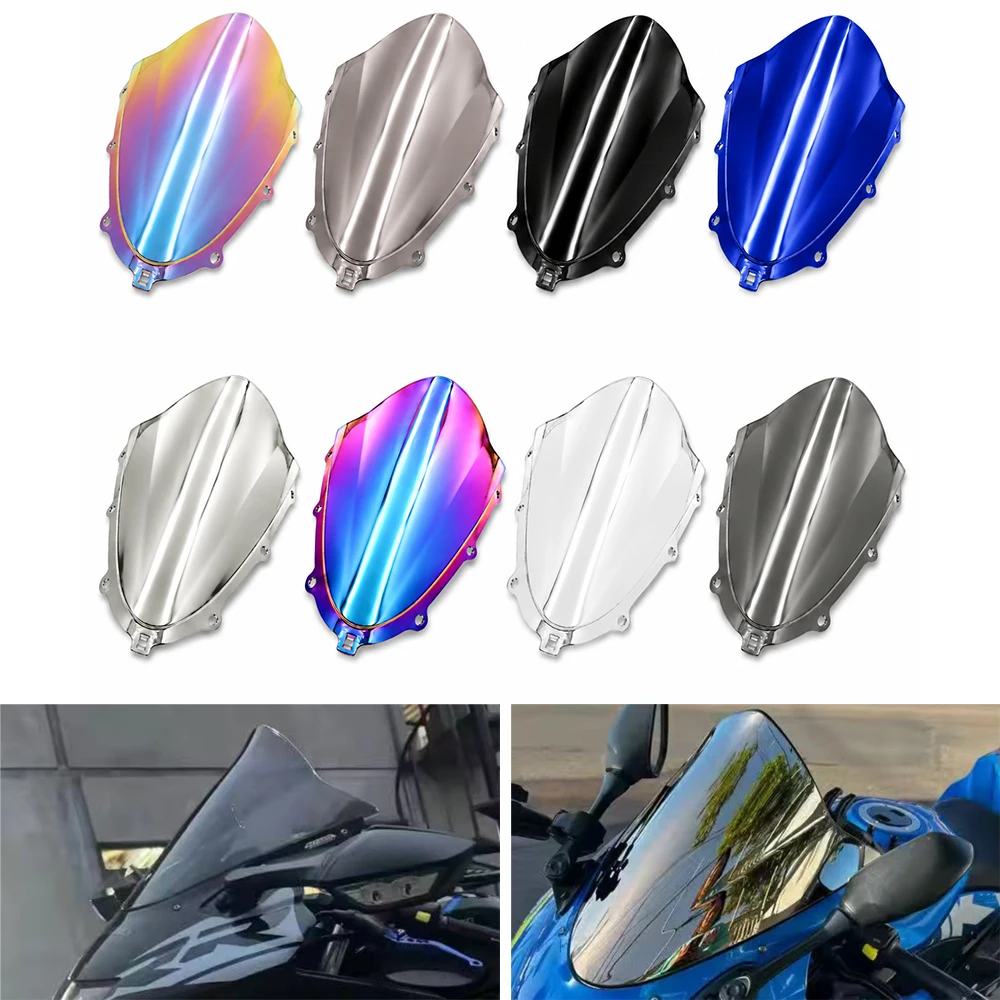 Motorcycle Windscreen Windshield Double Bubble Wind Deflector For Suzuki GSX-R GSXR 125 150 2018-2022 GSXR125 GSXR150