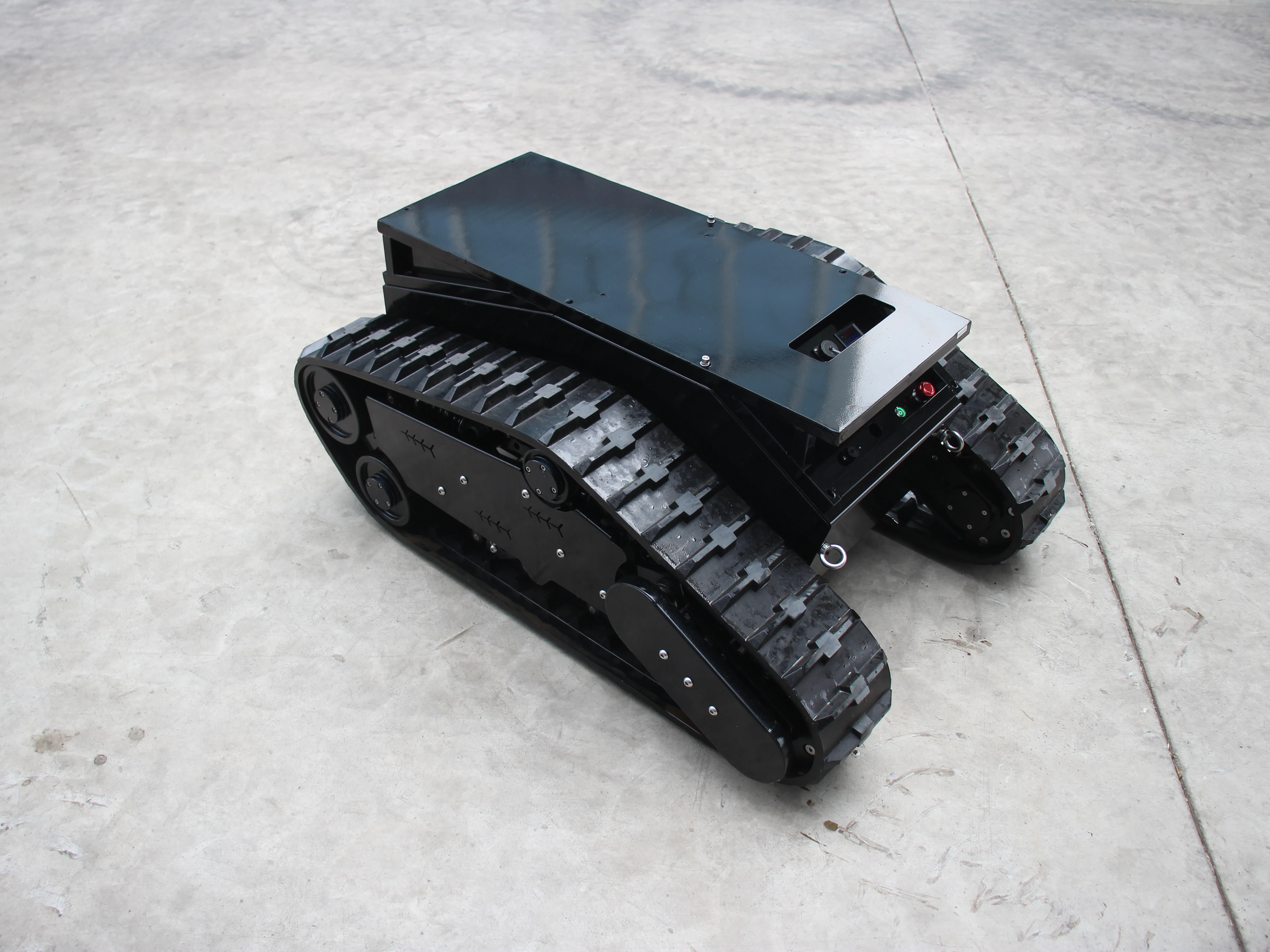 PLT-1000 1500w Electric Atv Motor Drive Rubber Tracked Robot Tank Chassis Platform for Sand and Multi Function Development