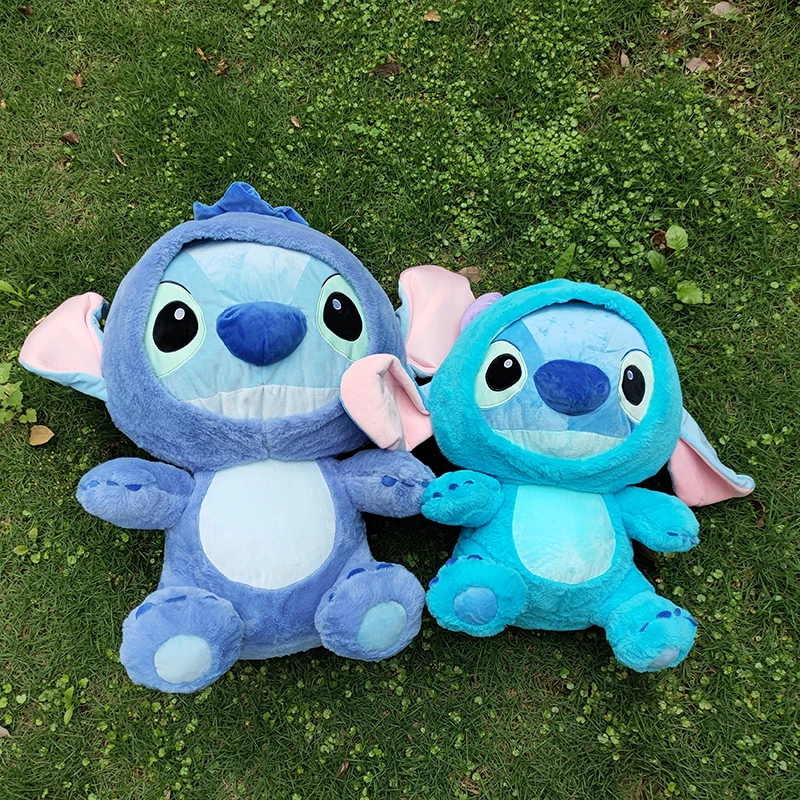 

Милая плюшевая игрушка «Лило и Стич» Disney, аниме Blue Stich, трансформер, большие куклы сульливан, подушка, подарок для детей, 35/50/60 см