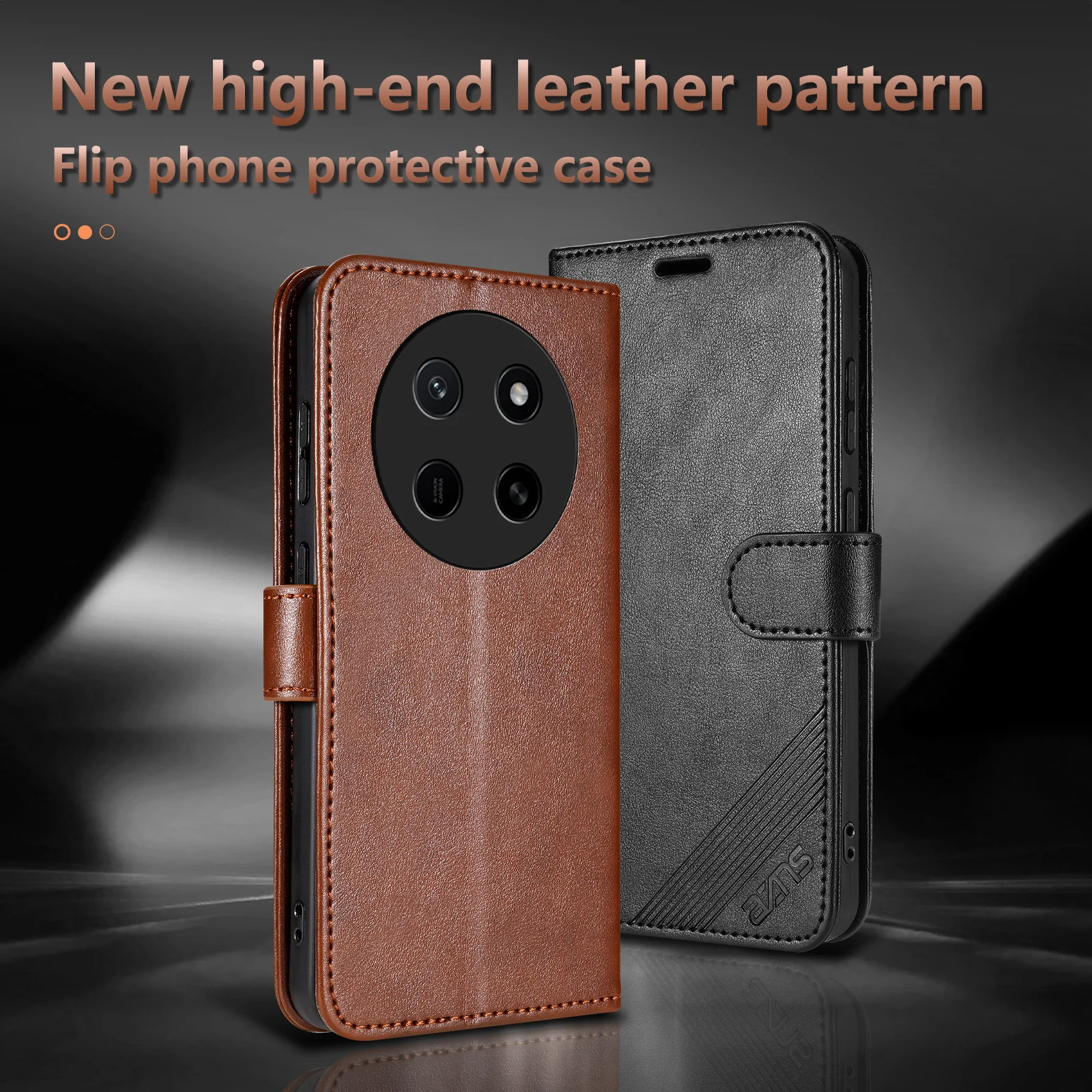 Luxuriöse Business-Geldbörse aus weichem PU-Leder mit Magnetverschluss für Honor X80 Pro Max, Flip-Cover für Honor X80Pro Max