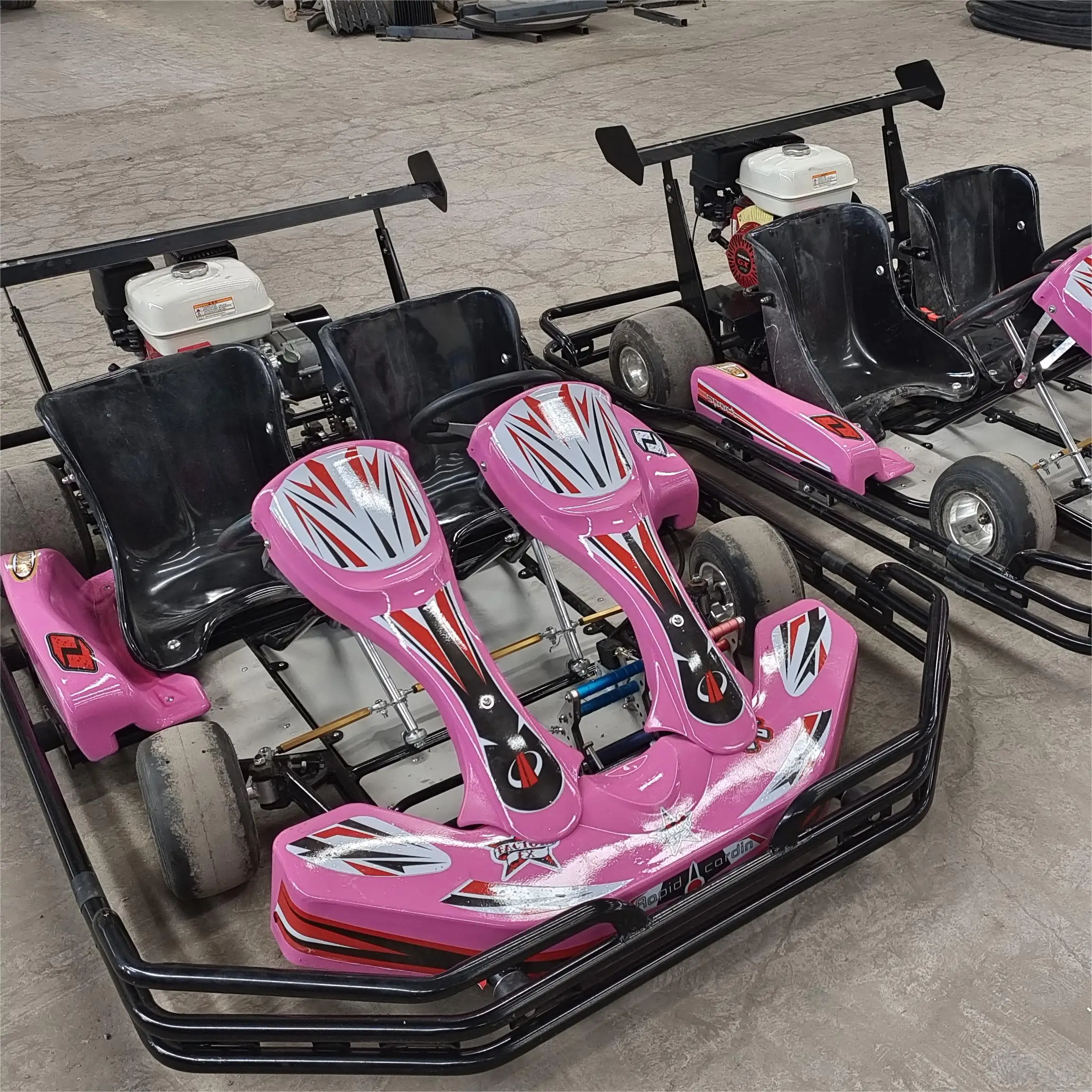 

Amusement Park Equipment China Factory Two Seats Engine Type Low Price Cheap Racing Gocarts for Adults Go Karts
