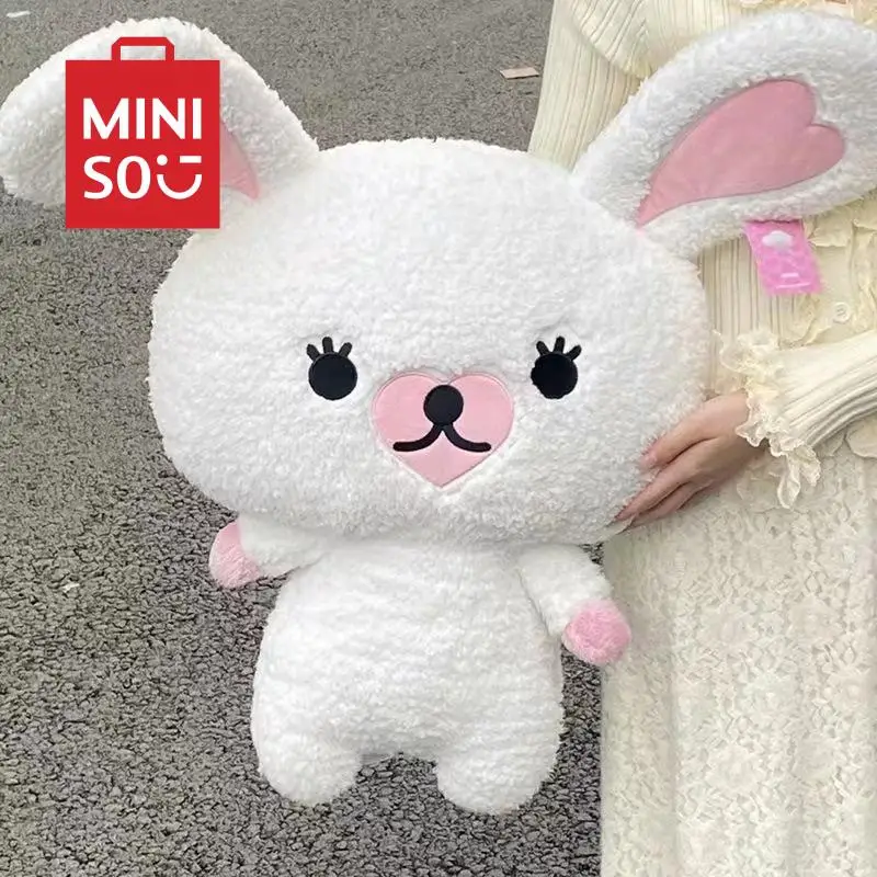 

Плюшевая игрушка в стиле аниме Miniso Mofy, хлопковая милая кукла-кролик Mogu Mouse Kelly Frog, плюшевая кукла, игрушки для девочек, подарки, подушка, кукла