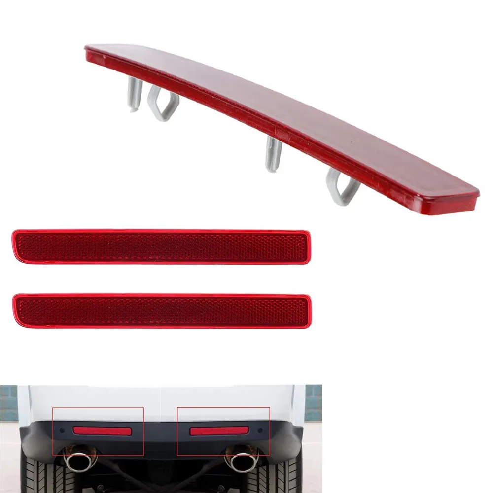 

Car Rear Bumper Reflector Right and Left for Land Rover Discovery LR3 LR4 Accessories XFF500020 XFF500030 Red