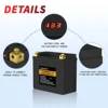 電動バイクスターター,スクーターセル,atv,utv,ジェットスキー,自動サイクル,12v,9ah,Lifepo4用の内蔵BMSボード付きリチウム電池 4