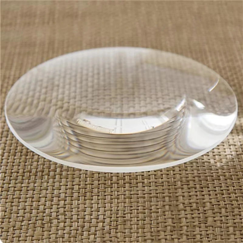 

20CM HD High-magnification Double-convex Glass Magnifying Lenses DIY for Projector Camera Optical Instruments Lens