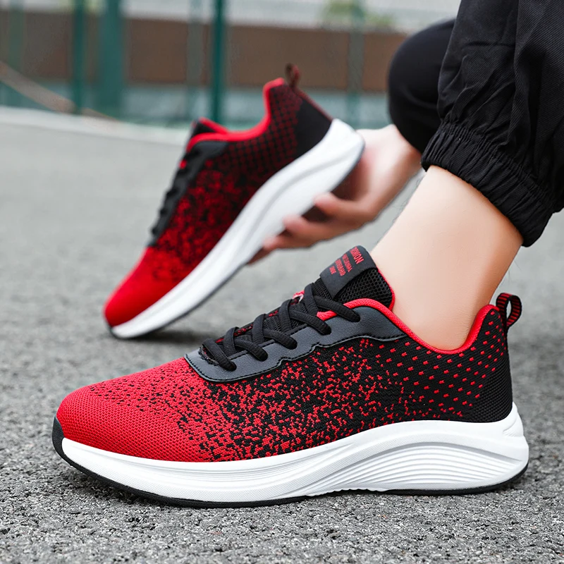

Shoes Man Thick Soled Summer Versatile Outdoor Jogging Training Breathable Platform Shock-absorbing Comfort Casual Mesh Shoes