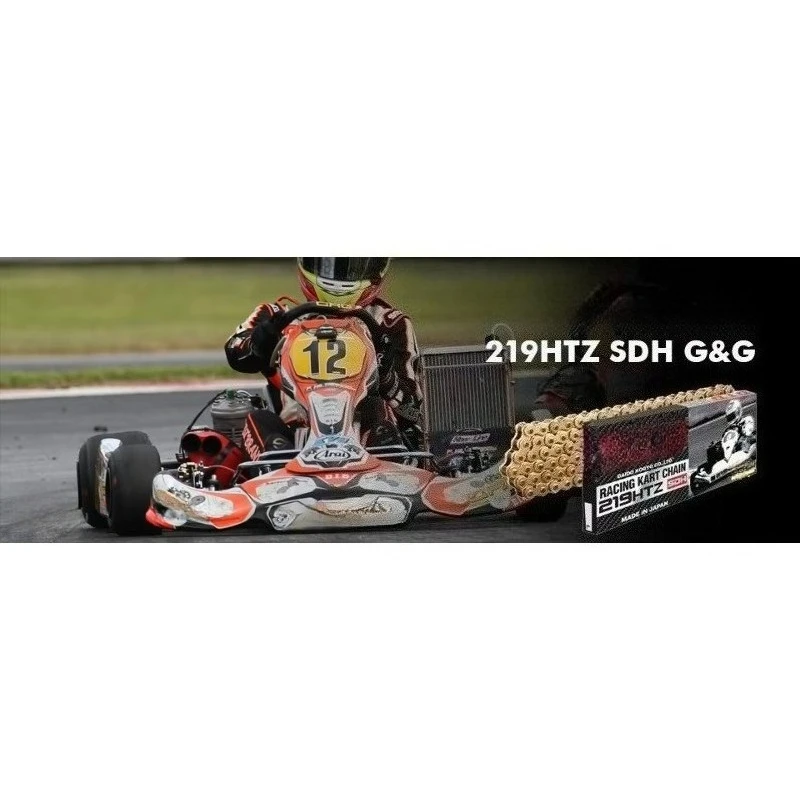 

Racing Kart Chain, Go-Kart Chain Gold 219HTZ SDH 108LE 108 Links