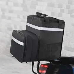 Portable Thermal Food Bag Comfortable Food Delivery Backpack Insulated Food Backpack for Outdoors Grocery Catering Hiking Beach