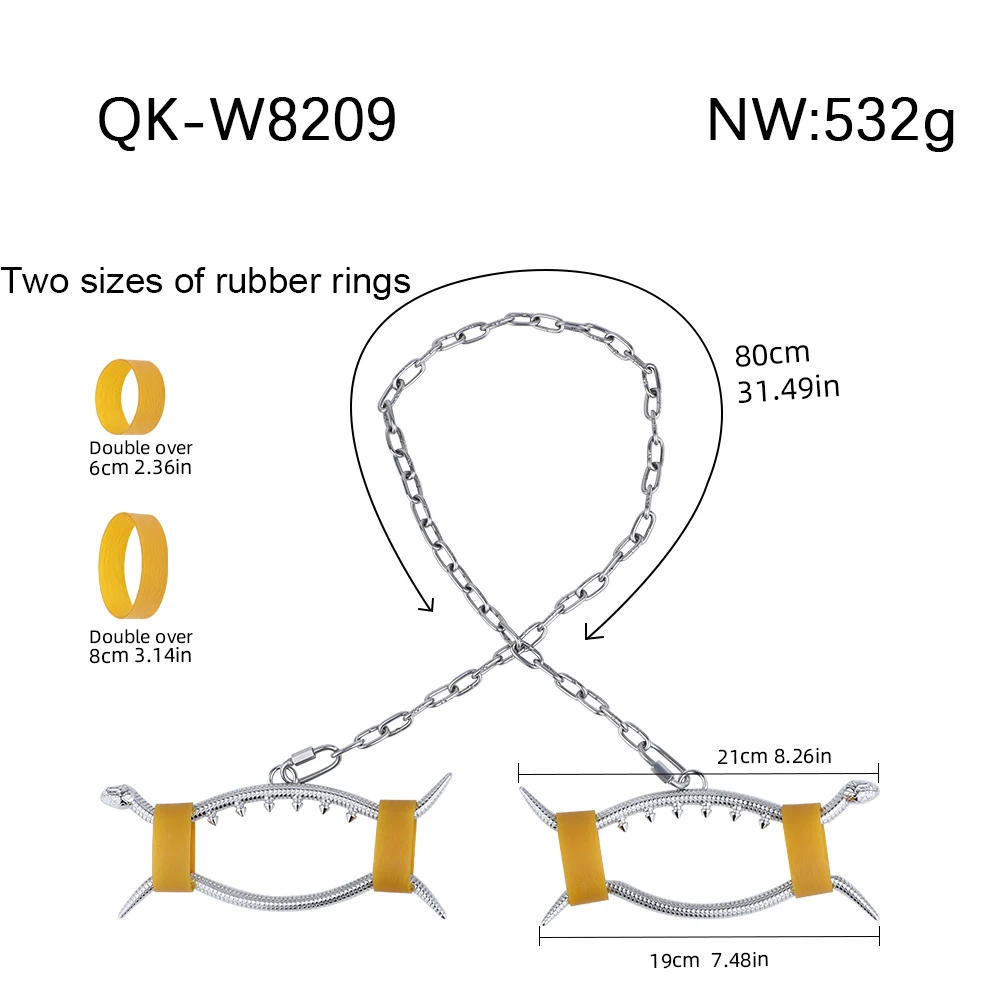 QKKQ الثدي عبودية ضغط أدوات مثيرة الصدر المشبك التجميع المطاط الربيع الجنس لعب حضن يقيض للزوجين المداعبة #2