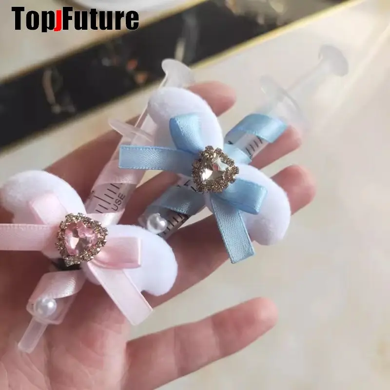 Y2K Girl Gothic Lolita Devil Angel Wing Harajuku Medical Syringe Hair Clip Hair Accessories Hair clips pins Hairpin Barrettes