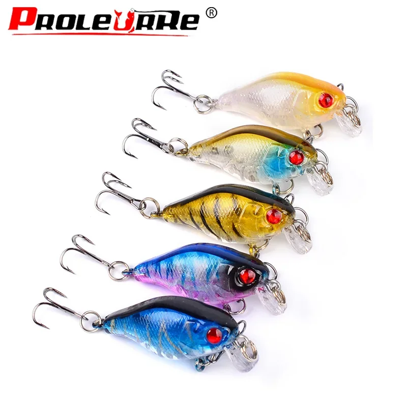 

5 Pcs Topwater Minnow Fishing Lure Mixed Colors Set Wobblers Swimbait Artificial Hard Bait Crankbait with Hooks Fishing Tackle