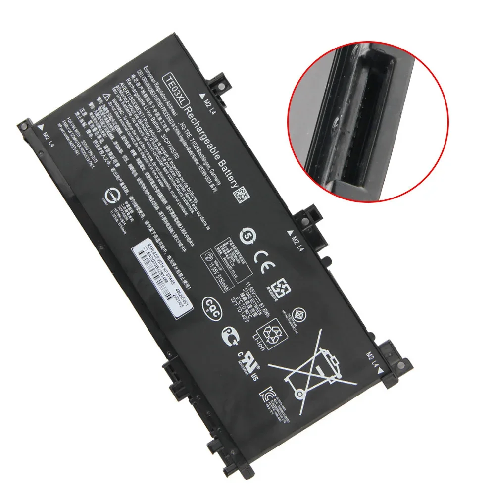 Original Replacement Battery TE03XL TE04XL For HP OMEN 15 TPN-Q173 HSTNN-UB7A 15-bc011TX 15-bc012TX 15-bc013TX AX017TX