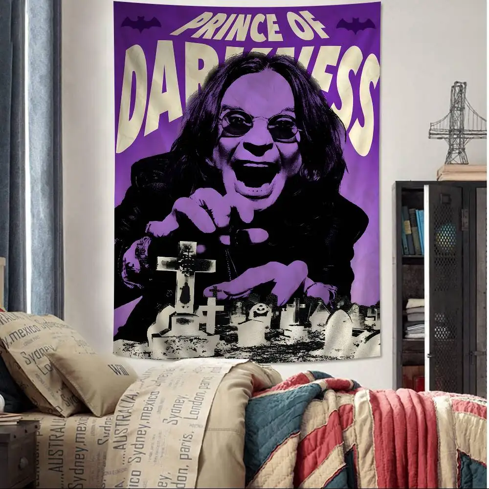 Rock Ozzy Osbourne Band Printed Large Wall Tapestry Cheap Hippie Wall Hanging Bohemian Wall Tapestries Mandala INS Home Decor