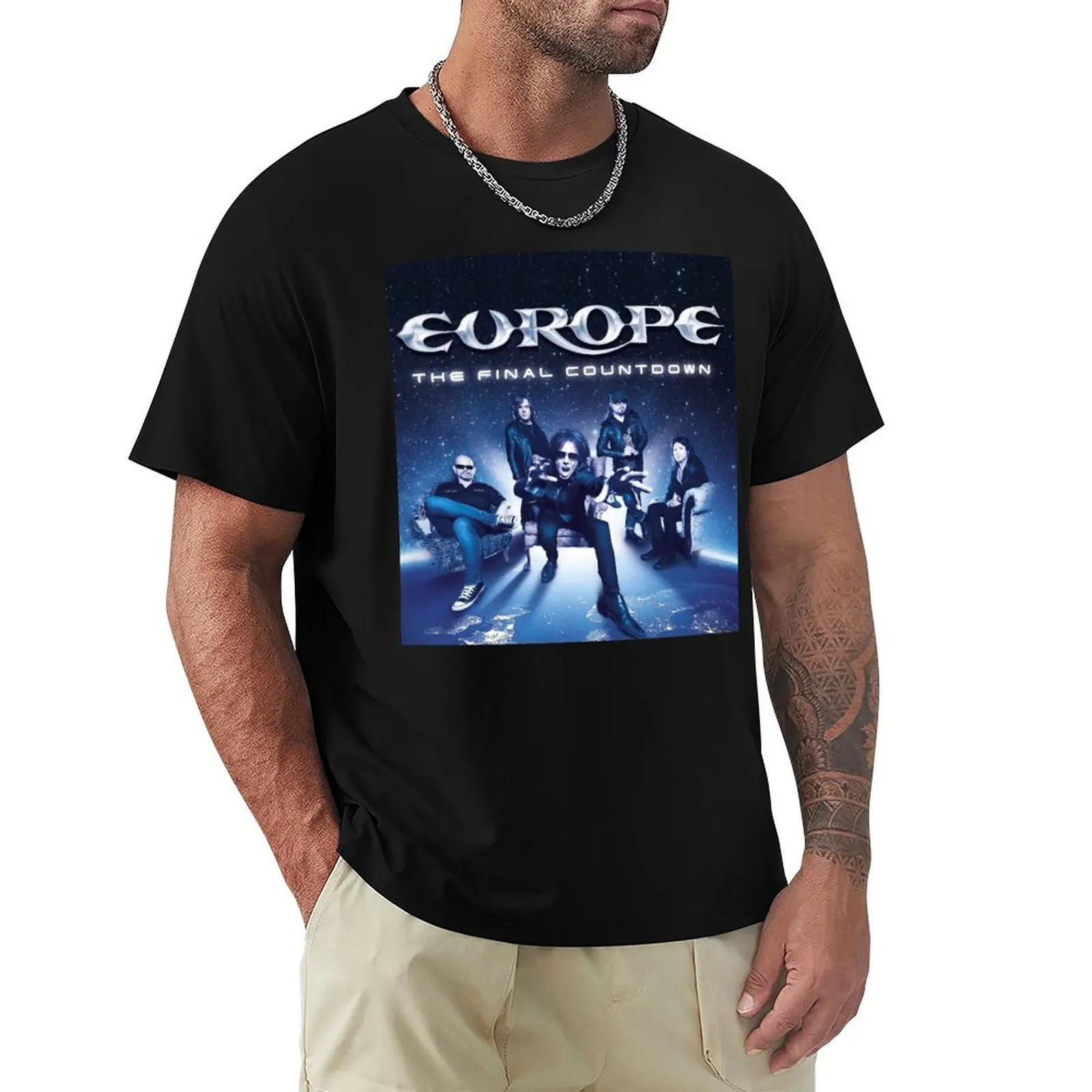 Rock of European of the Europe and World Band T-Shirt cute tops quick-drying customs design your own black t shirts for men