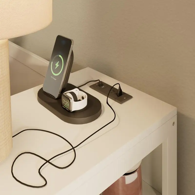 سرير نهاري خشبي أبيض بحجم مزدوج مع دولاب وأرفف جانبية وأدراج تخزين ومكتب متعدد الوظائف مع محطة شحن لـ #6