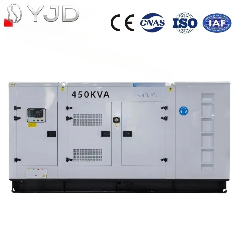 Generador Eléctrico de 400 KVA 450 KVA con Motor Perkins Serie 2200, Generador Diésel de 350kw 360kw 400kw, Planta Eléctrica de 50hz, Disponible en Guangzhou