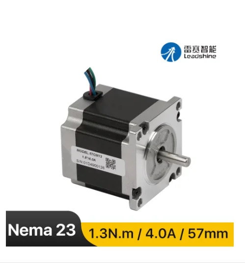 Leadshine Nema 23 Stepper Motor（57CM13）57mm 130Ncm 4A Stepper Motor 4-lead Cable for 3D printer CNC XYZ