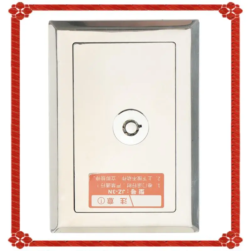 24-Hour Delivery 2X Garage Door Opener, Electric Door Roll Switch Lock Box, Surface Mounted Concealed Button Switch B