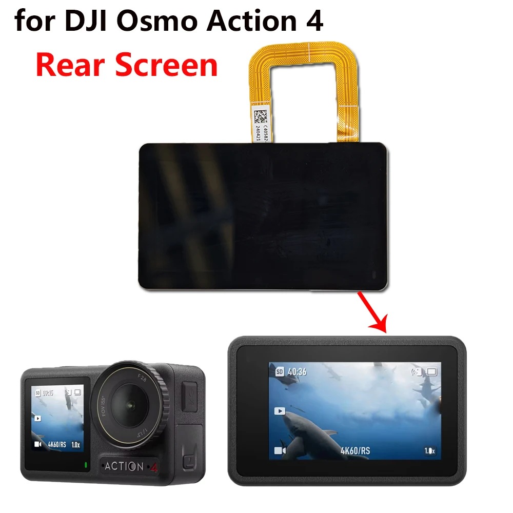 osmo-action4-カメラ用リアスクリーンディスプレイ交換用-dji-osmo-action-4-lcd-スクリーンアセンブリカメラアクセサリー