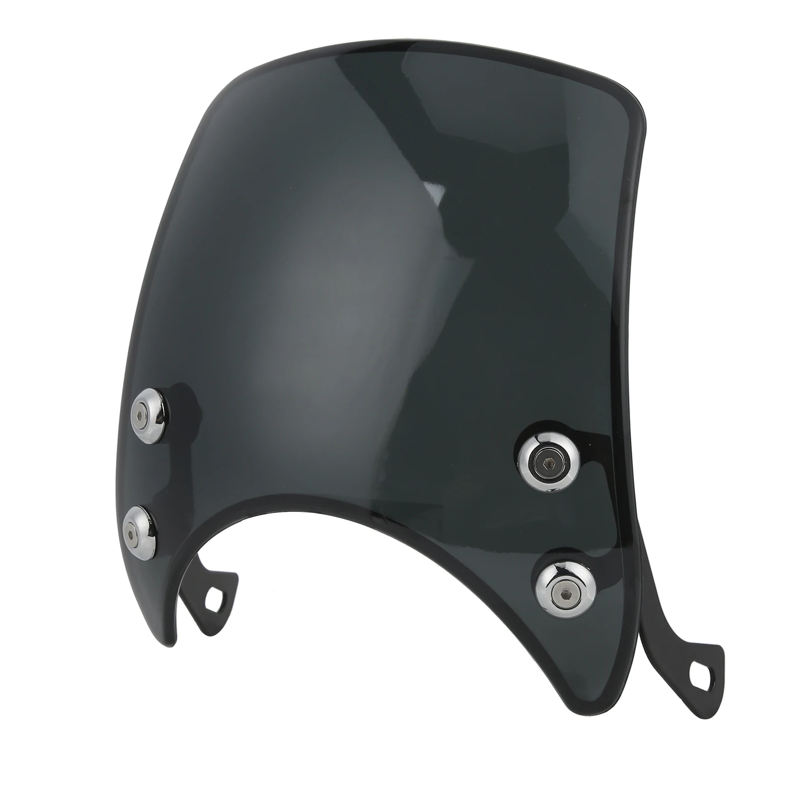 Motorcycle Windshield PC Wind Deflector Universal 5-7in Headlamp Universal Fit for Kawasaki for Suzuki