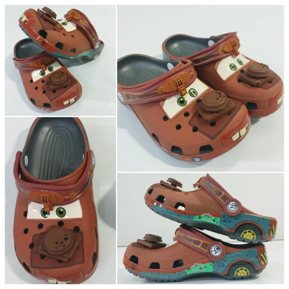 

Cartoon Mater Children's Slippers Cute Anime Figurine Outdoor Sandals Cars Theme Cave Shoes EVACartoon Mater Gift for Kids