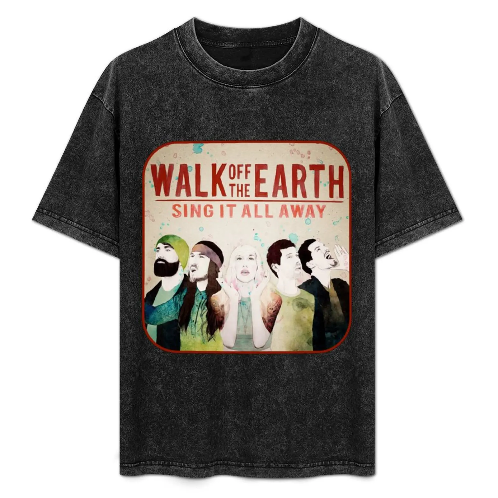 

Walk Off The Earth - Sing It All Away (album) T-Shirt boys animal print vintage mens t shirt