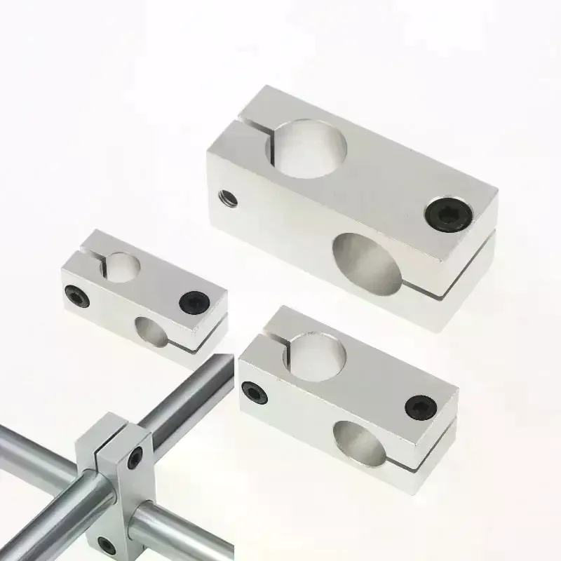 1Pcs Aluminum Pillar Fixing Clip Cross Connector Optical Axis Cross Fixing Clip Pipe Clamp Bracket DIY Accessories