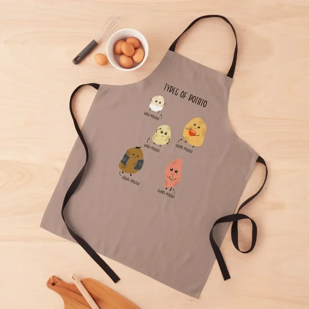 Types of Potato Apron waterproof for women Kitchens Men Kitchen accessories Woman Work Apron