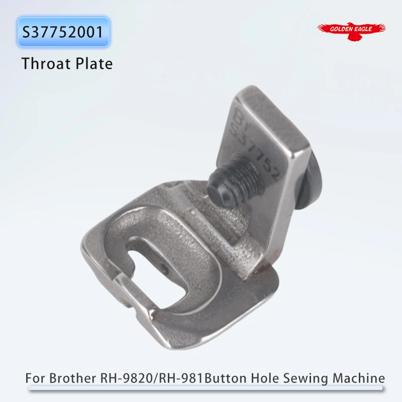 S37752001 Throat Plate 1.8-J Fit BROTHER RH-9820, RH-981 Eyelet Buttonhole Sewing Machine