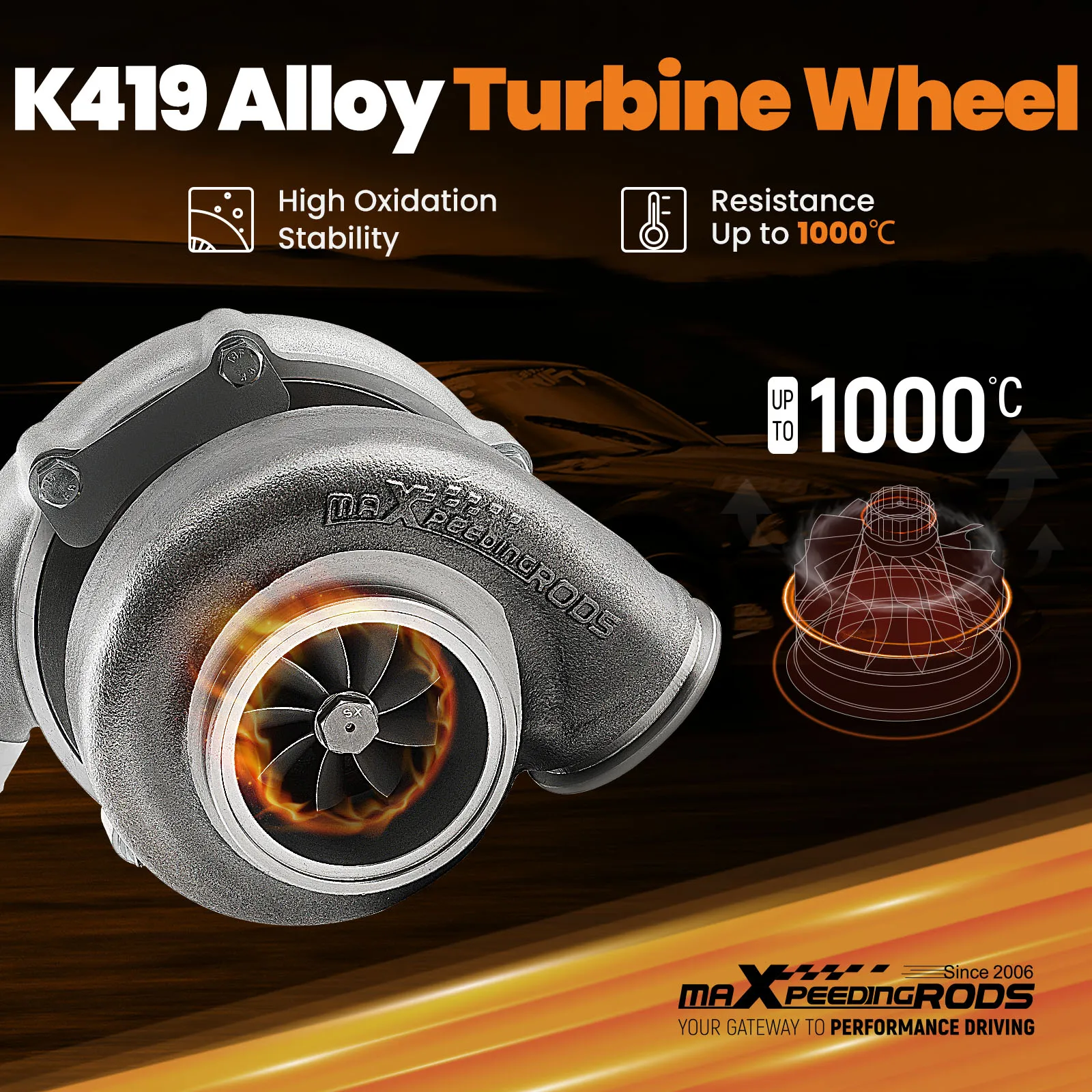 Billet Universal Turbo Charger For 2.0-5.5L Billet Wheel Water Cooled Turbocharger 700-1050Hp Horsepower