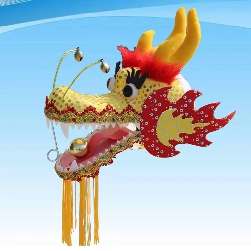5 ألوان من البلاستيك لرقص التنين الصيني ملحقات المهرجانات (400 جرام) #3