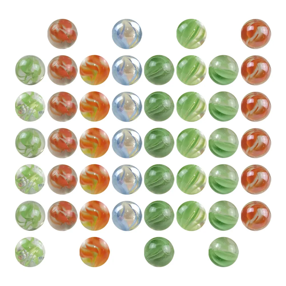 

100pcs Colored Marbles Glass Balls Toys Decorative Fish Tank Flower Pots Kids Play Craft Long Lasting Hydroponic