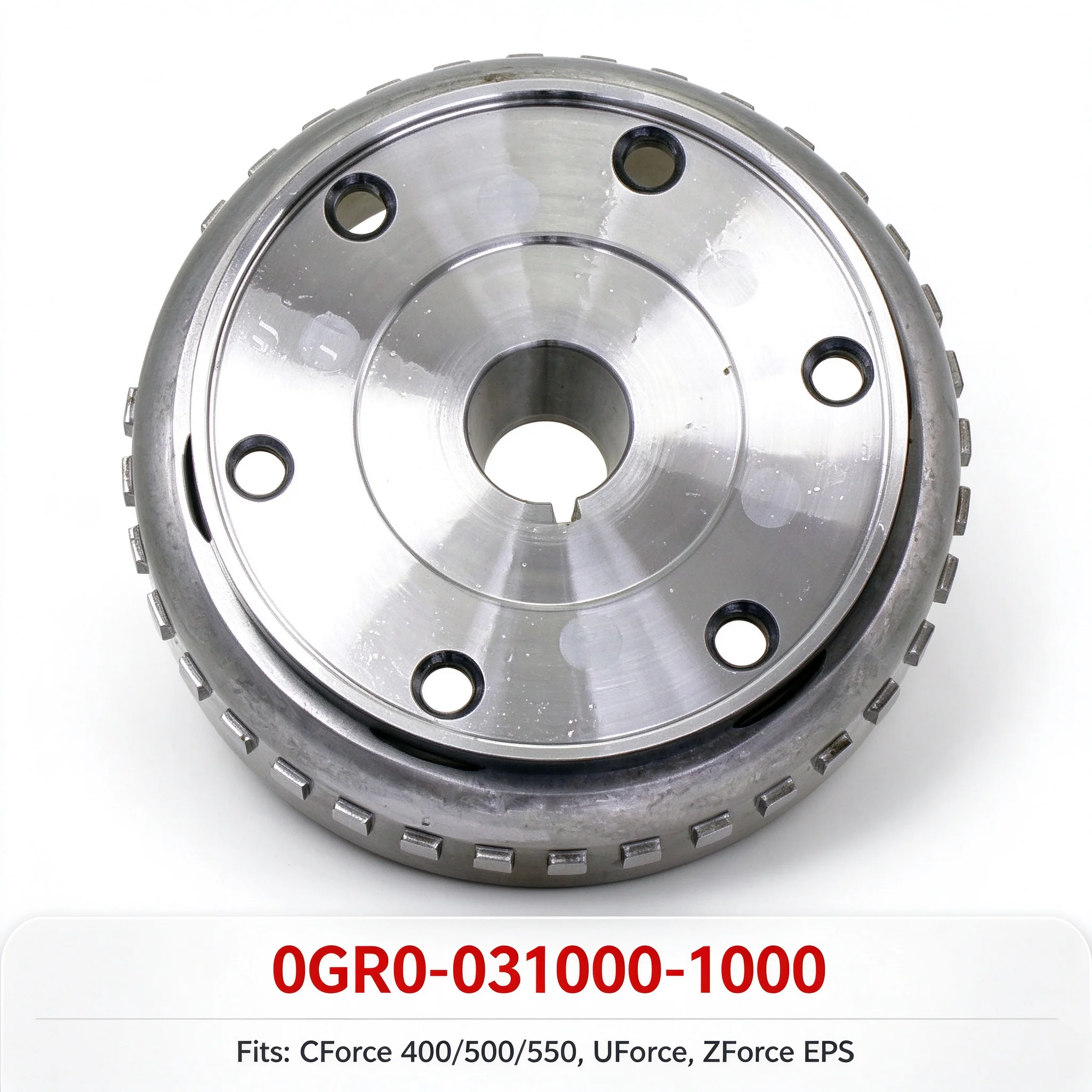 For CFMoto 18 Pole Magneto Rotor 0GR0-031000-1000 EPS Flywheel 143mm CForce 400 500 550 UForce ZForce ATV UTV Parts