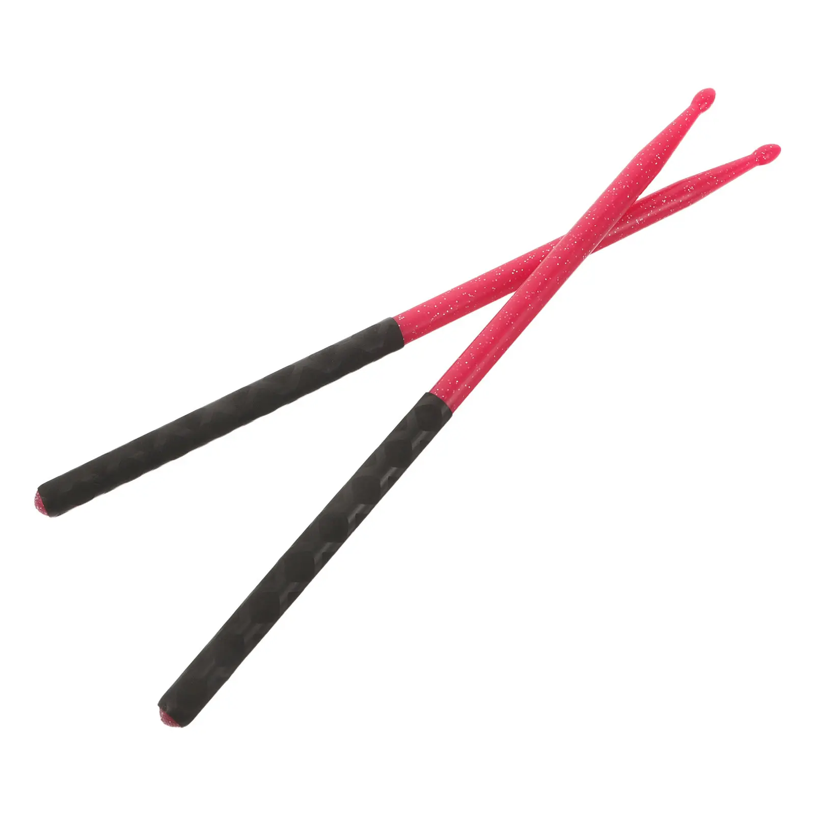 1-par-de-baquetas-de-nylon-5a-com-acabamento-em-glitter-rosa-cabo-antiderrapante-empunhadura-confortavel-ideal-para-bateristas-iniciantes-e-avancados