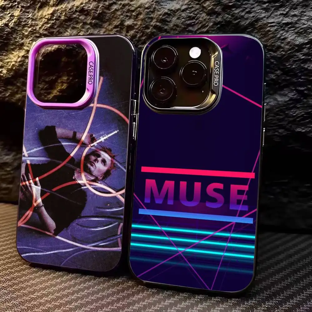 

M-Muse Band Album Phone Case For iPhone17,16,15,14,13,12,11 Plus,Pro Max Colored Silver Plated Inside Cover