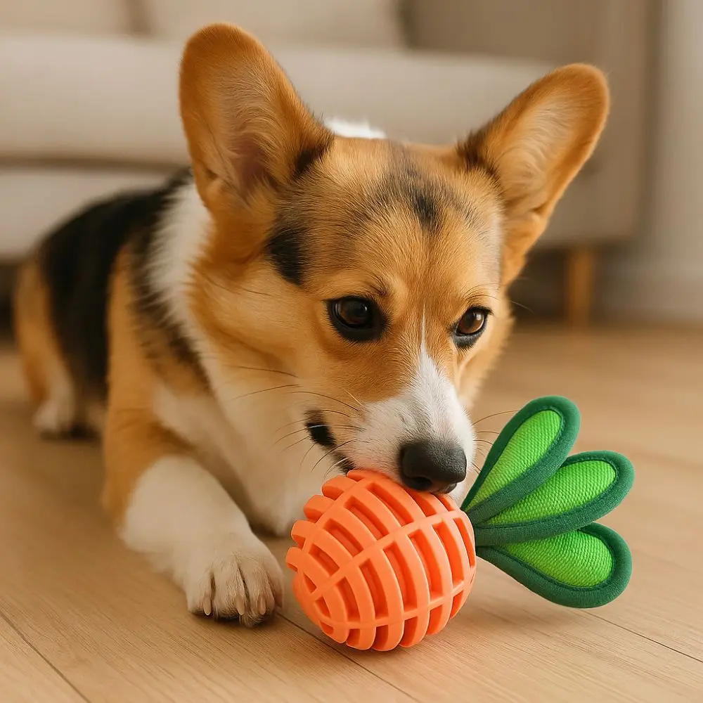 

Dog Accessories Interactive Pet Chew Toy Bite Resistance Squeaky Dog Toothbrush Toy Sturdy Pet Training Toy Relieve Boredom