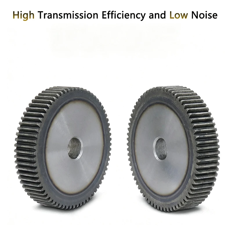 Flat Gear 1M-51 52 53 54 55 56 57 58 59 60-66 Teeth 1 Mod Spur Gear 45 Steel Motor Gear Cylindrical Gear Process Hole Quenching