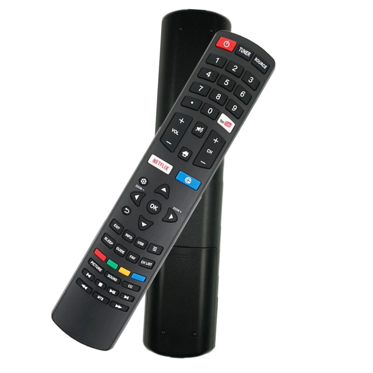 Reemplace el Control remoto para TV Quasar Q50UST1 43D1680 DI49X6500/49D1800 y JVC Q32HST2 LT-65KB685 LT-65KB77 LT-55KB77 LT-55KC76