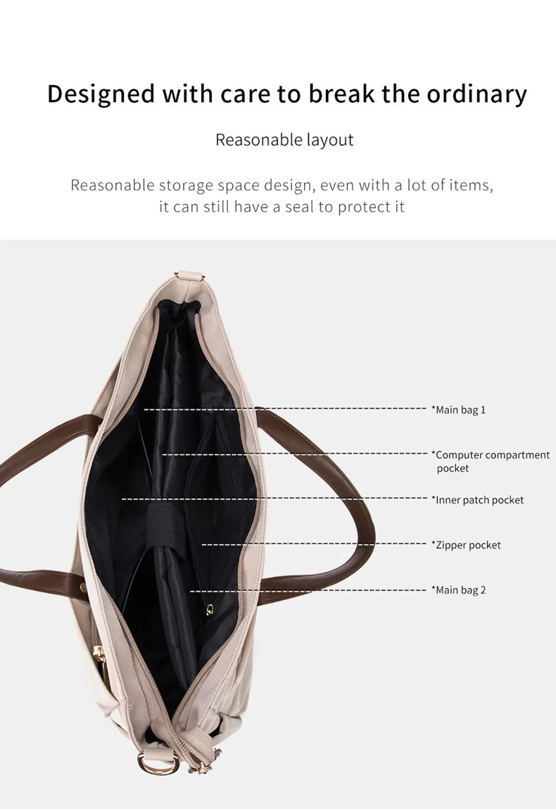 Laptop Sleeve Bag 15-16 Inch Notebook Pouch for Shockproof Computer Briefcase for Travel Laptop Case Handbag Briefcase Bag