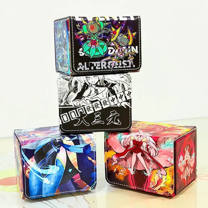 Yu-Gi-Oh! Game Collection Card Altergeist Meluseek Storage Box Magnetic Q Version Kurikara Divincarnate Board Game Card Box Toy