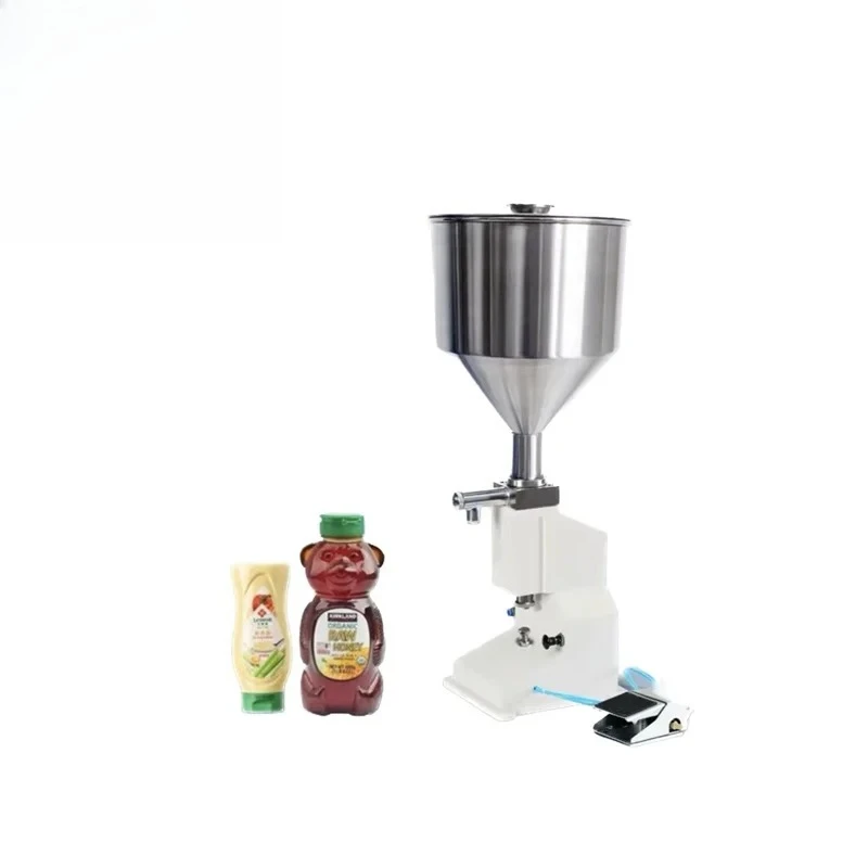 Quantitative Pneumatic Paste Liquid Filling Machine for Filling Honey Sauce Toothpaste Face Cream