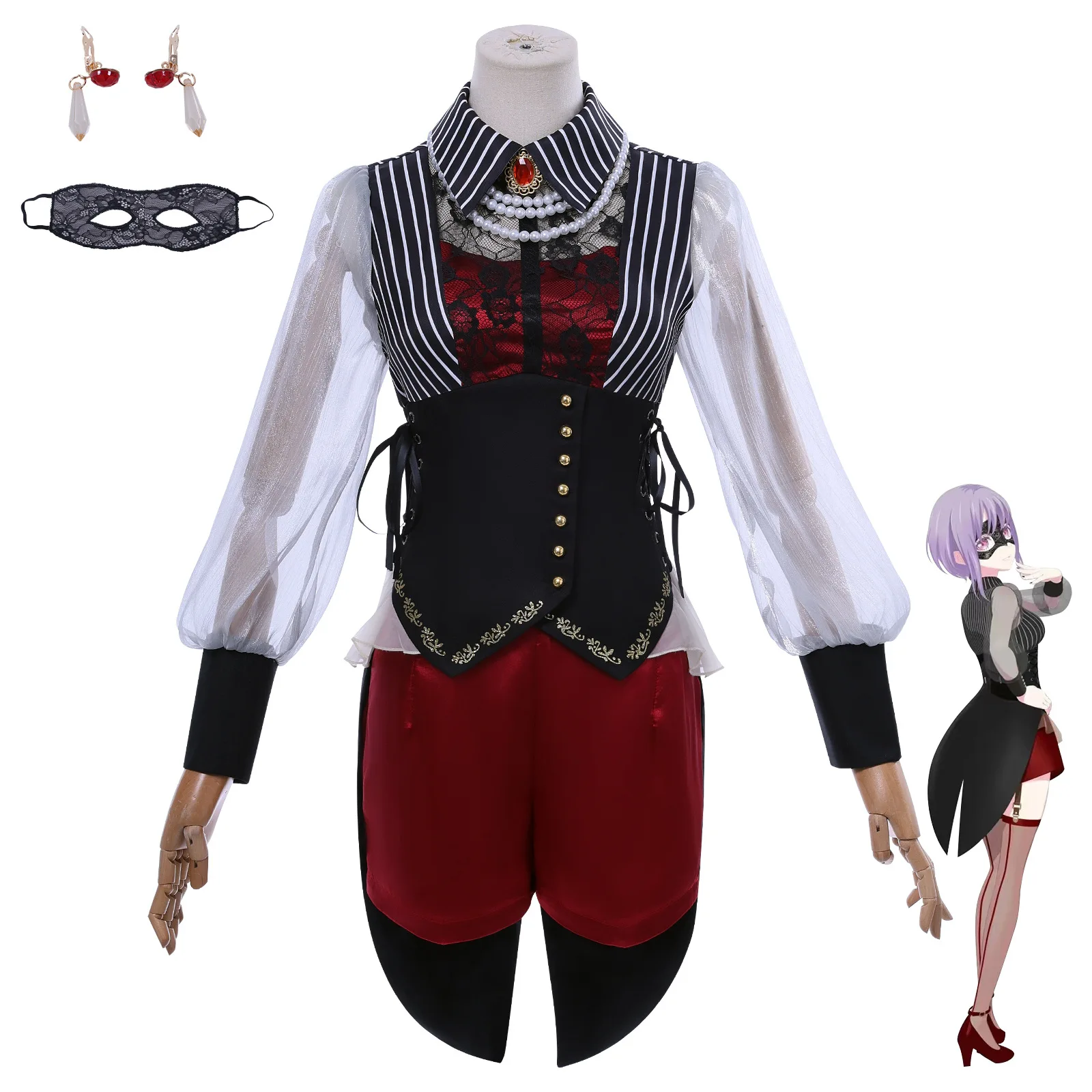 

Foreign Trade Day Manga BanG Dream AveMujica Carol Doll Yotenji Wakamai Cosplay Clothing