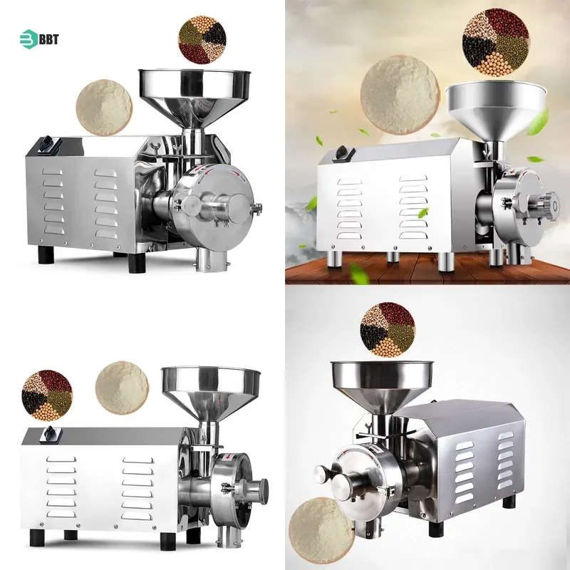 Electric Rice Grain Pepper Mill Corn Grinder Grain Processing Equipment for Kitchen Use