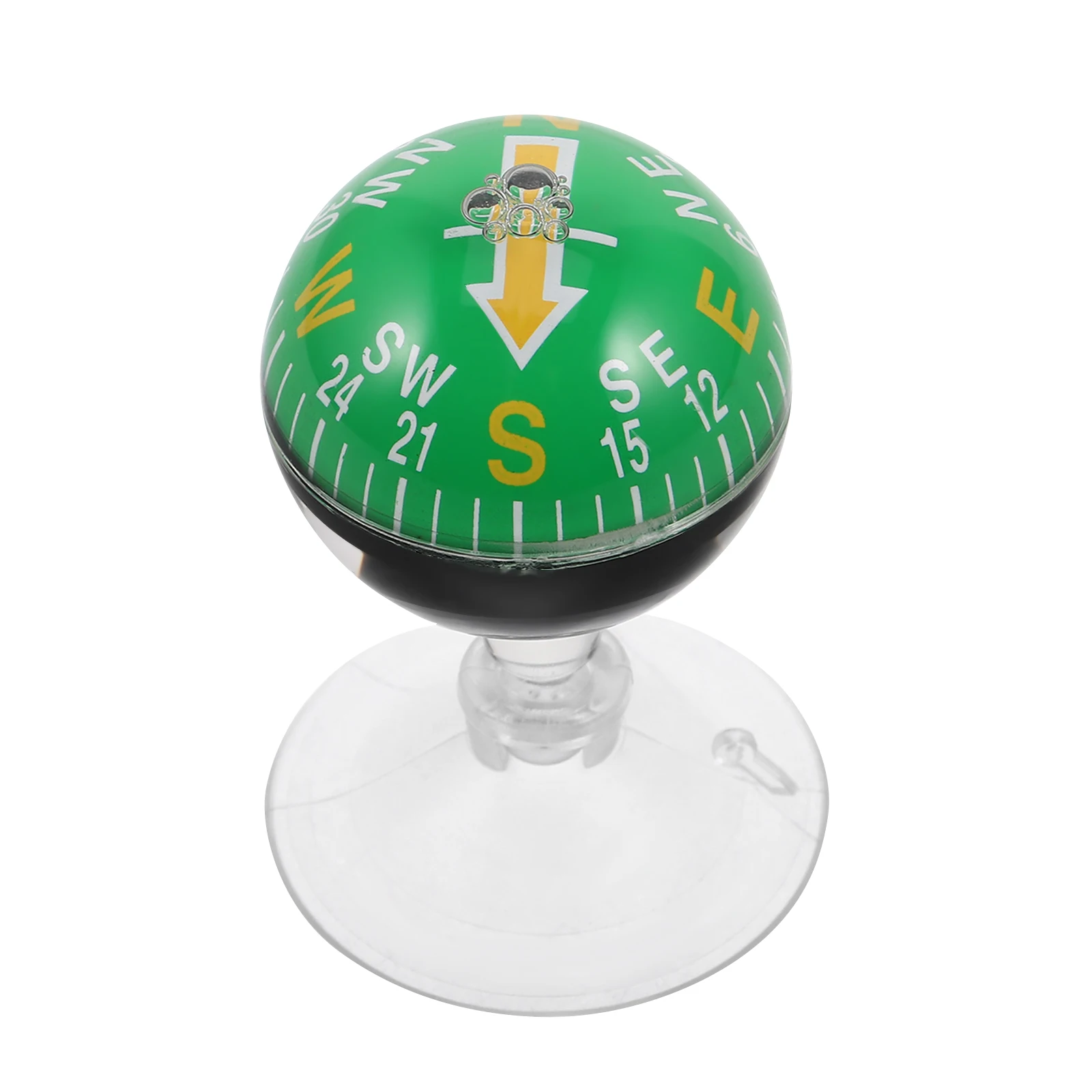 

Car Guide Ball Compass Auto Boat Compasses Abs Balls for Truck (Green) Suction Dashboard