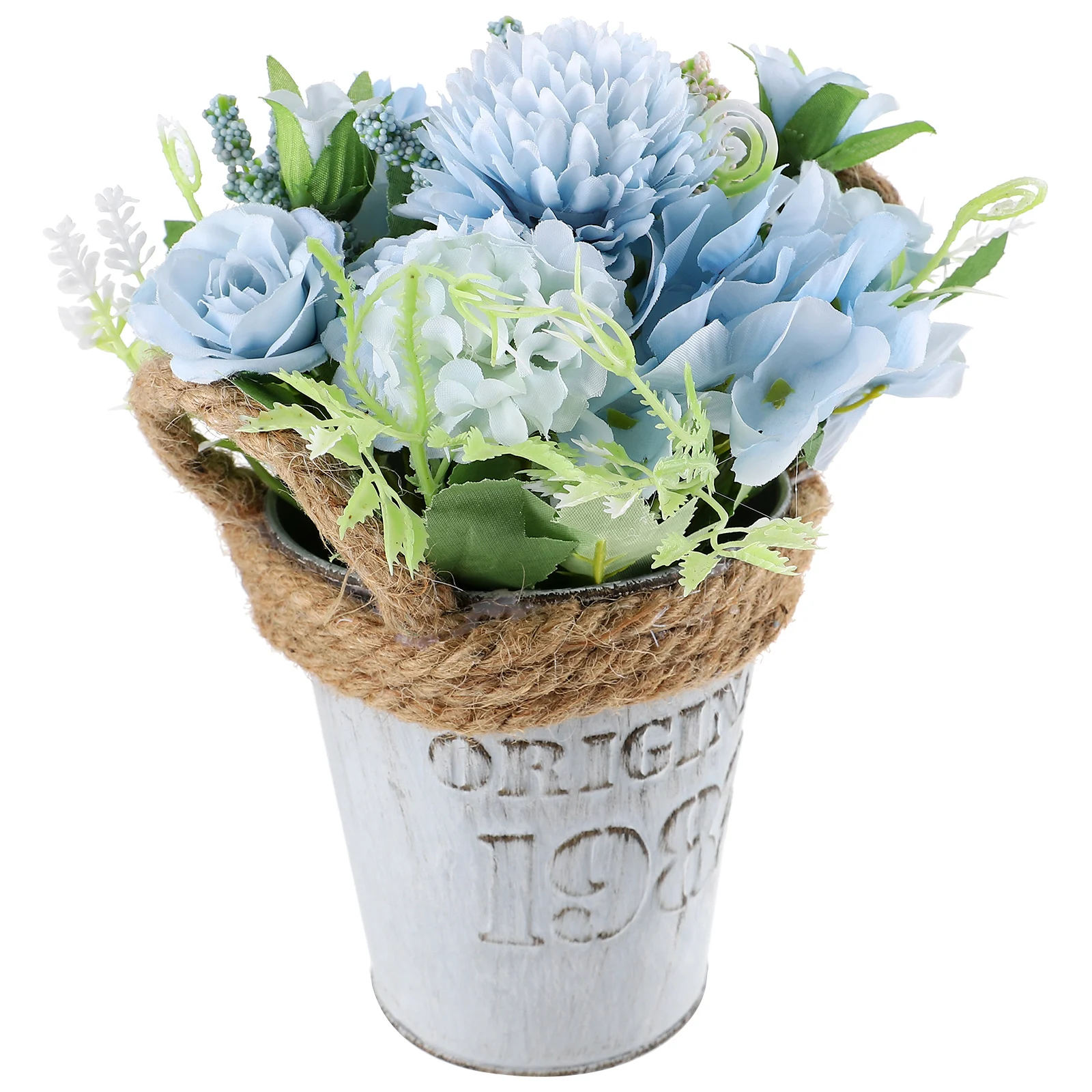 

Potted Hydrangea Fake Flowers Realistic Beautiful Home Office Decor Elegant Table Setting Lifelike Vivid Wedding PartyDecoration