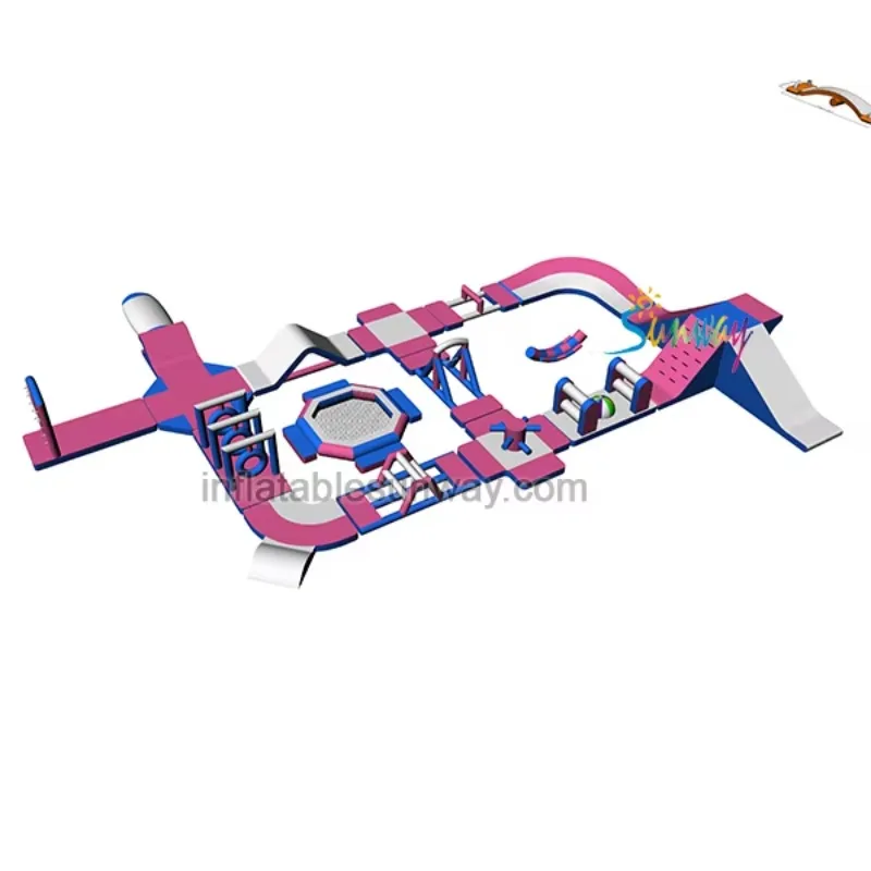 تصميم جديد في الهواء الطلق نفخ الملاهي المائية معدات الألعاب المائية مجنون المياه يطفو